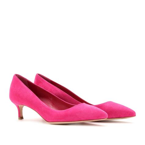 pink comfortable heels.